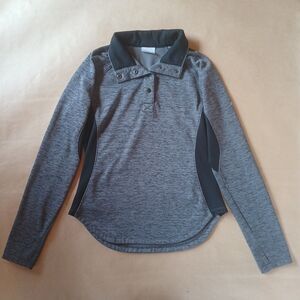 Columbia Thermal Shirt Womens M Gray Active Outdoors Hiking Gorpcore Aesthetic
